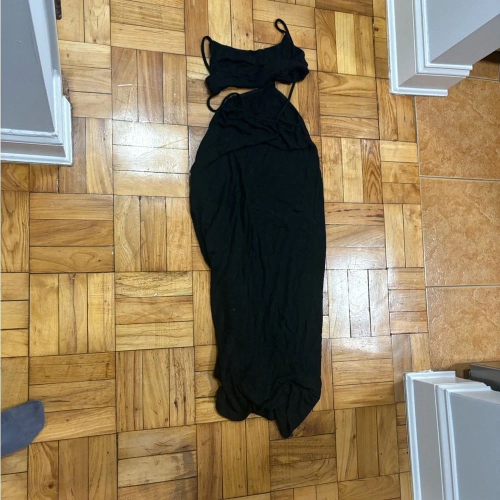 Free People Black Backless Cutout Maxi Dress - Picture 2 of 2